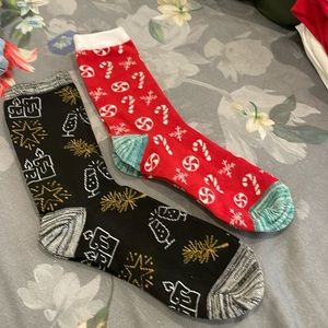 Holiday Socks - Set of 2 - Brand New